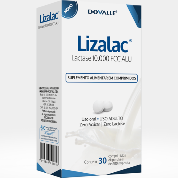 Lizalac 10.000 FCC ALU - Comprimidos mastigáveis